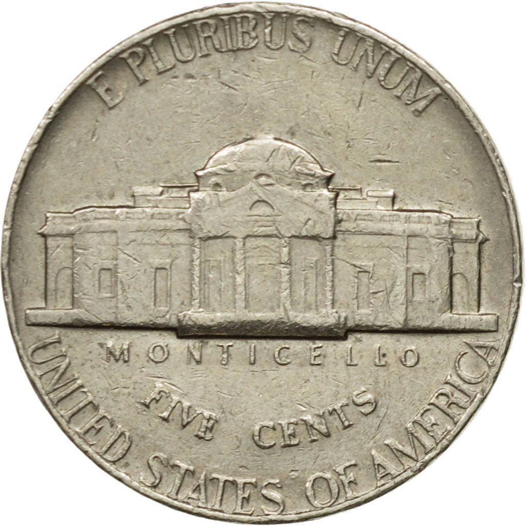 Moneta, USA, Jefferson Nickel, 5 Cents, 1976, U.S. Mint, Philadelphia