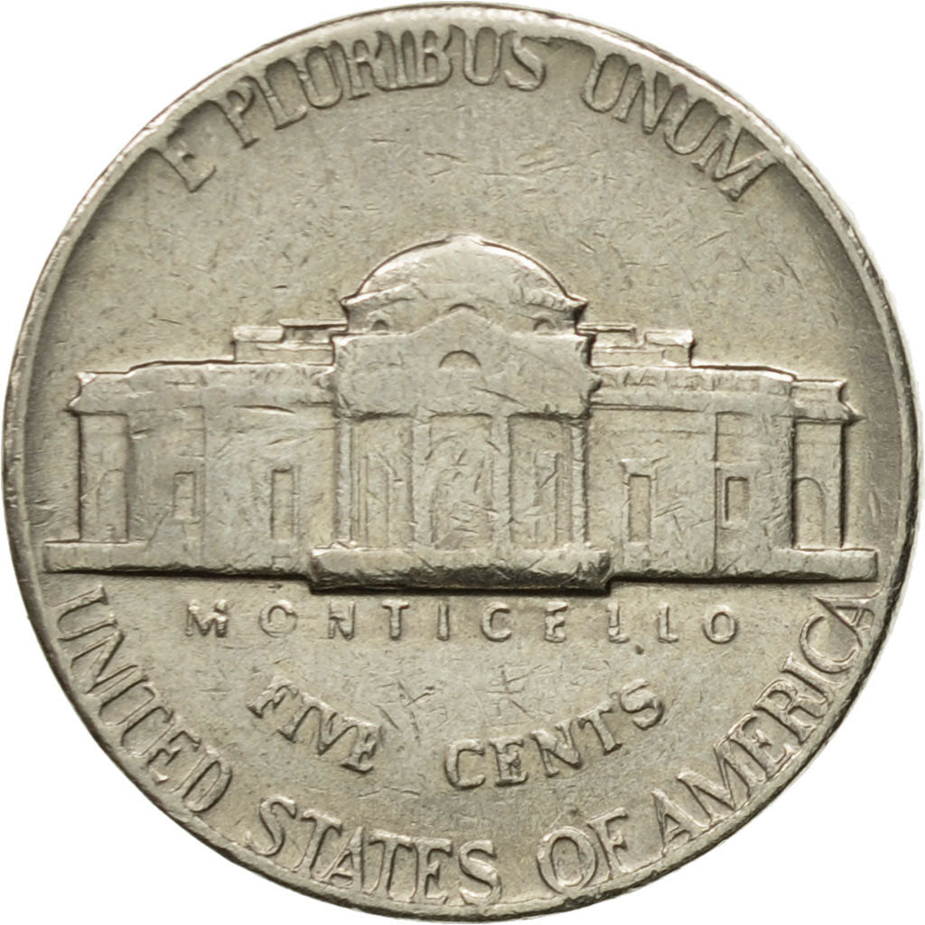 Moneta, Stati Uniti, Jefferson Nickel, 5 Cents, 1976, U.S. Mint, Denver, MB+