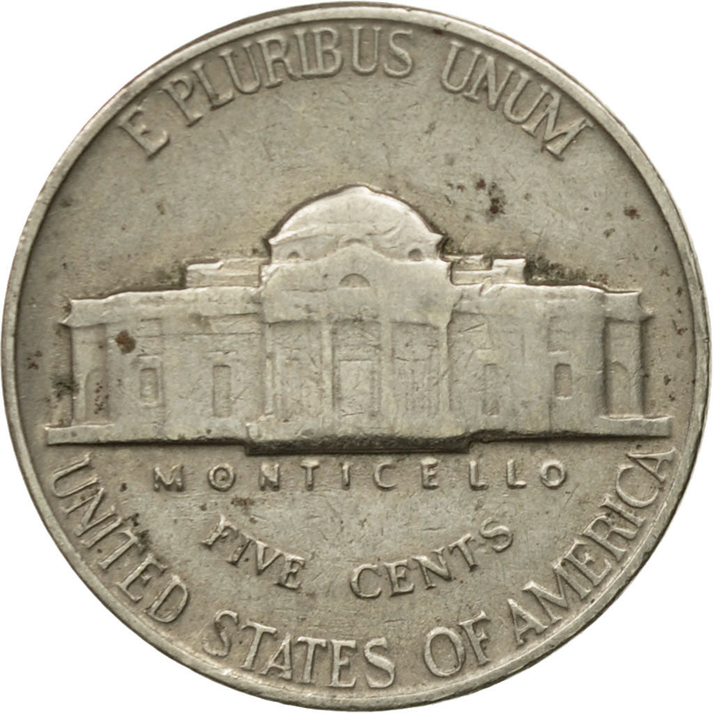 Moneta, USA, Jefferson Nickel, 5 Cents, 1963, U.S. Mint, Philadelphia