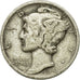 Coin, United States, Mercury Dime, Dime, 1943, U.S. Mint, San Francisco