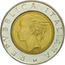 Münze, Italien, 500 Lire, 1993, Rome, SS, Bi-Metallic, KM:160