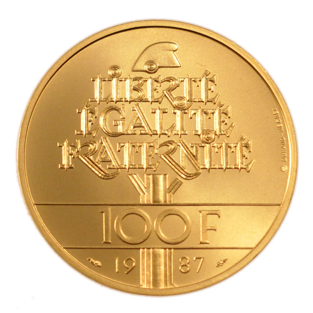 Vème République (1959-  ), 100 Francs or