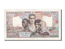 FRANCE, 5000 Francs, 1945, KM #103c, 1945-09-27, AU(50-53), Fayette #47.45