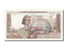 FRANCE, 10000 Francs, 1951, KM #132d, AU(55-58), Fayette #50.53