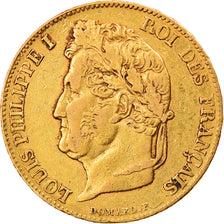 Munten, Frankrijk, Louis-Philippe, 20 Francs, 1839, Paris, FR+, Goud, KM:750.1