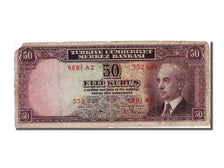 Turkey, 50 Kurus, 1930, VF(20-25)