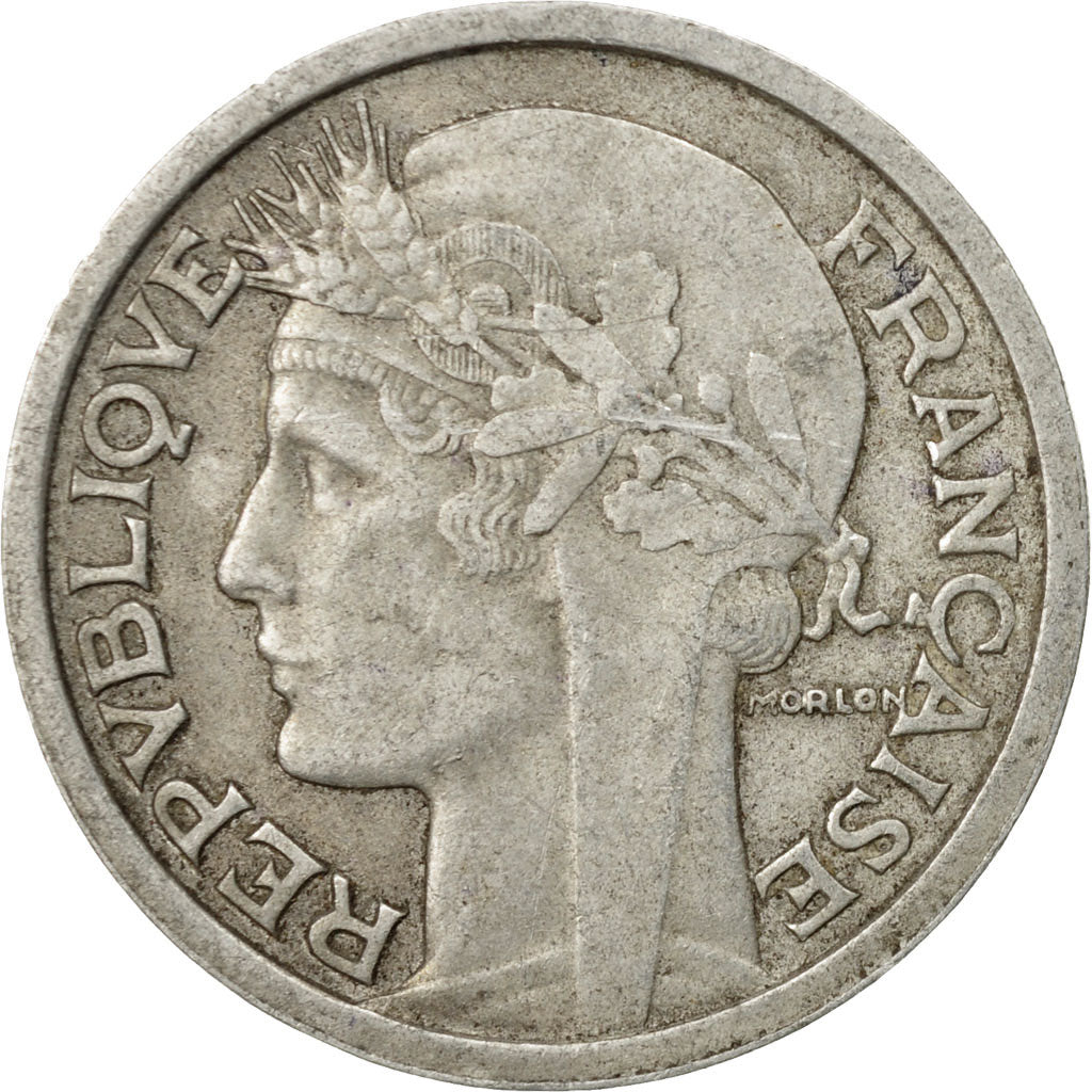 Monnaie, France, Morlon, 2 Francs, 1946, Paris, TB, Aluminium, Gadoury:538b