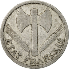 Coin, France, Bazor, 2 Francs, 1943, Beaumont - Le Roger, VF(30-35), Aluminum