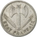 Moneta, Francja, Bazor, 2 Francs, 1944, Castelsarrasin, VF(30-35), Aluminium