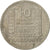 Moneda, Francia, Turin, 10 Francs, 1946, Beaumont - Le Roger, BC+, Cobre -