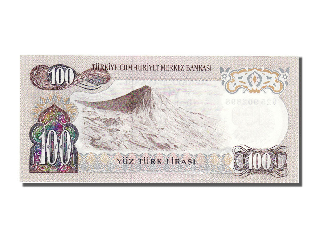 Turkey, 100 Lira, 1970, KM #194b, UNC(65-70), G25902898