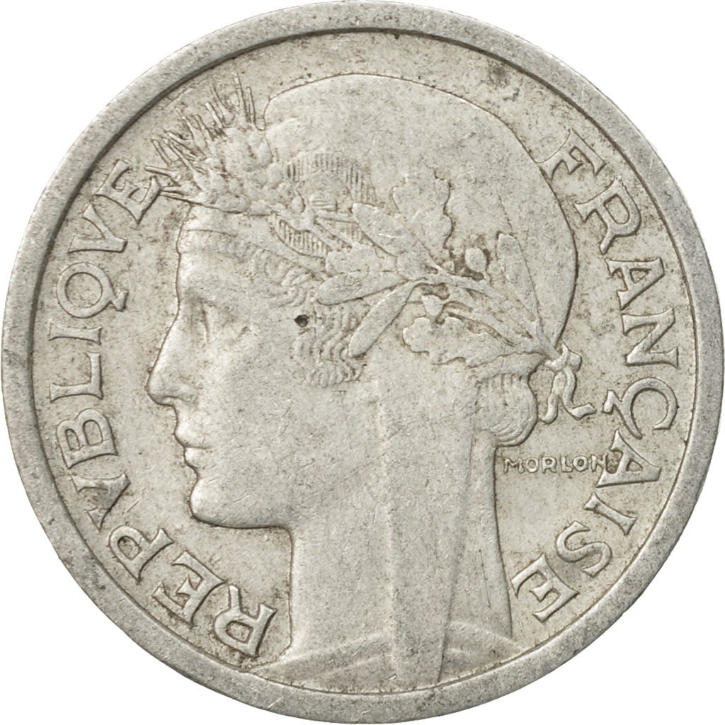 Moneta, Francja, Morlon, Franc, 1947, Paris, EF(40-45), Aluminium, KM:885a.1