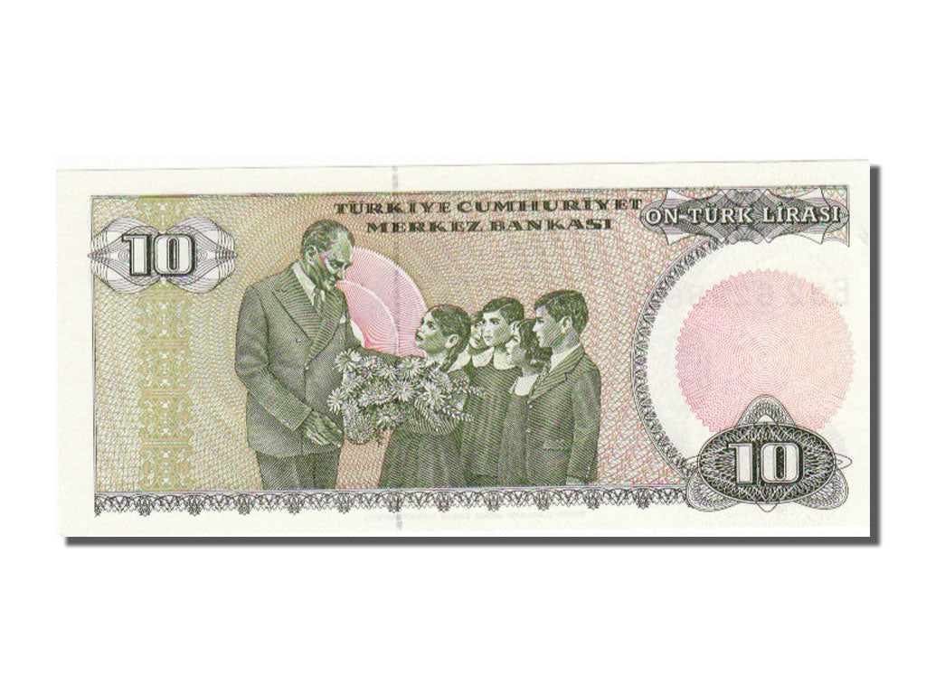Turkey, 10 Lira, 1970, UNC(65-70)