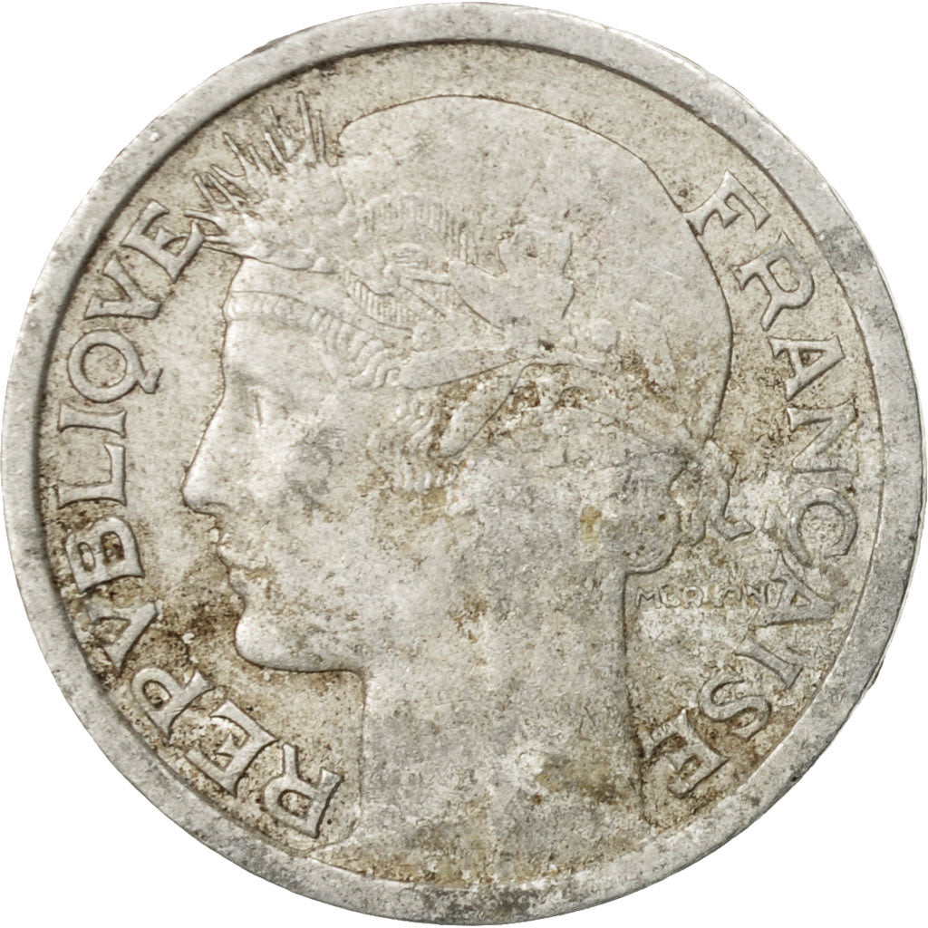 Coin, France, Morlon, Franc, 1948, Beaumont - Le Roger, VF(20-25), Aluminum