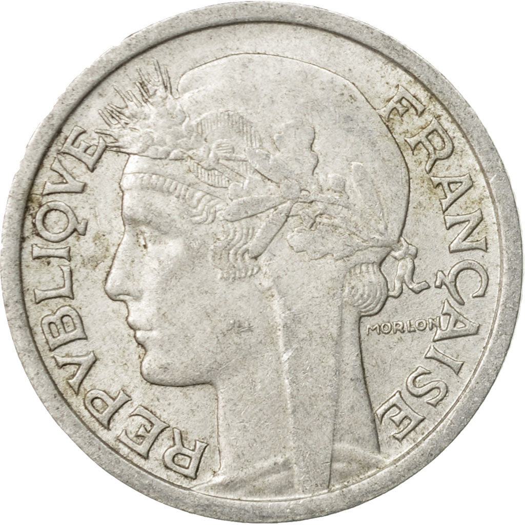 Coin, France, Morlon, Franc, 1948, Beaumont - Le Roger, VF(30-35), Aluminum