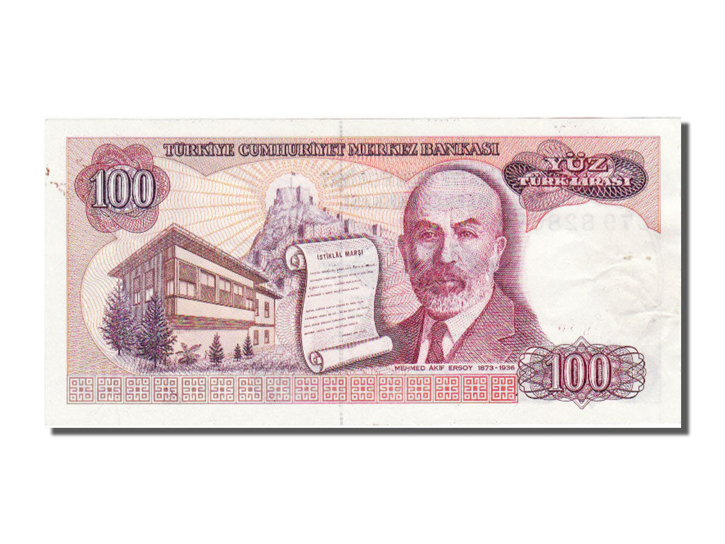 Turchia, 100 Lira, 1970, BB