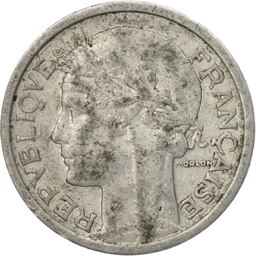 Coin, France, Morlon, Franc, 1957, Paris, VF(30-35), Aluminum, KM:885a.1