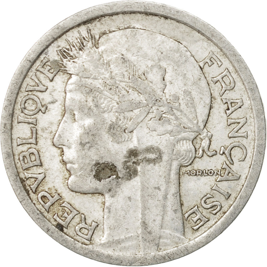 Coin, France, Morlon, Franc, 1945, Castelsarrasin, VF(20-25), Aluminum