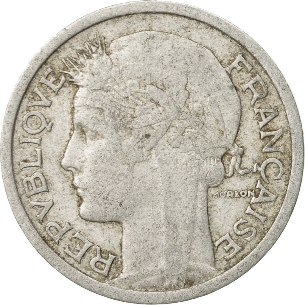 Monnaie, France, Morlon, Franc, 1950, Beaumont - Le Roger, TB+, Aluminium