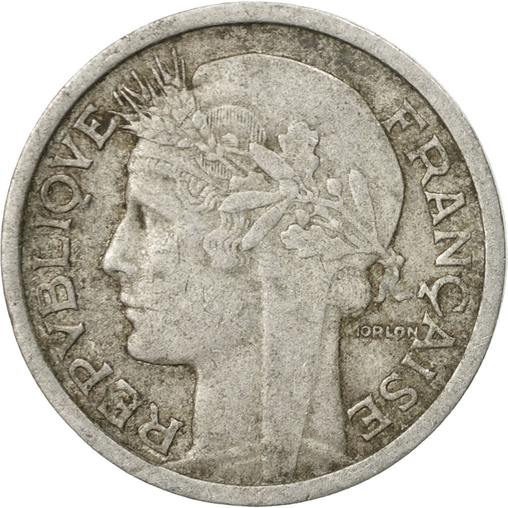 Münze, Frankreich, Morlon, Franc, 1959, Paris, S, Aluminium, KM:885a.1