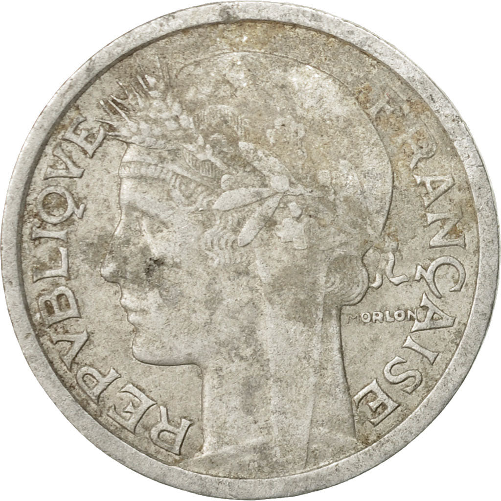 Münze, Frankreich, Morlon, Franc, 1958, Beaumont - Le Roger, S, Aluminium