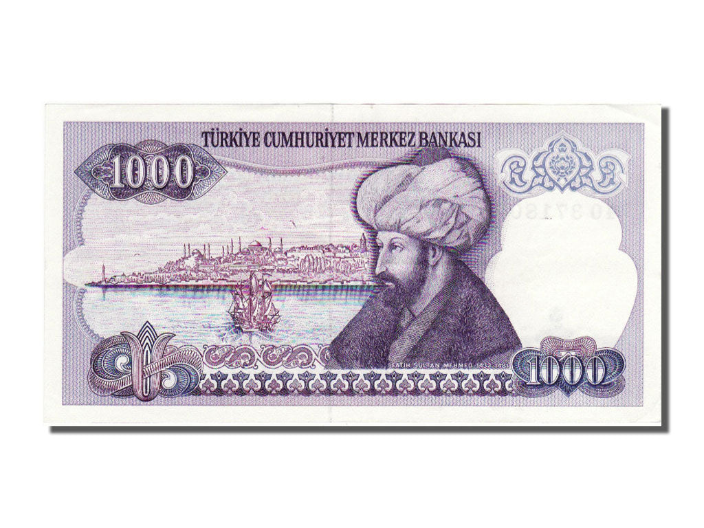 Turkey, 1000 Lira, 1970, KM #196, AU(55-58), I40371800