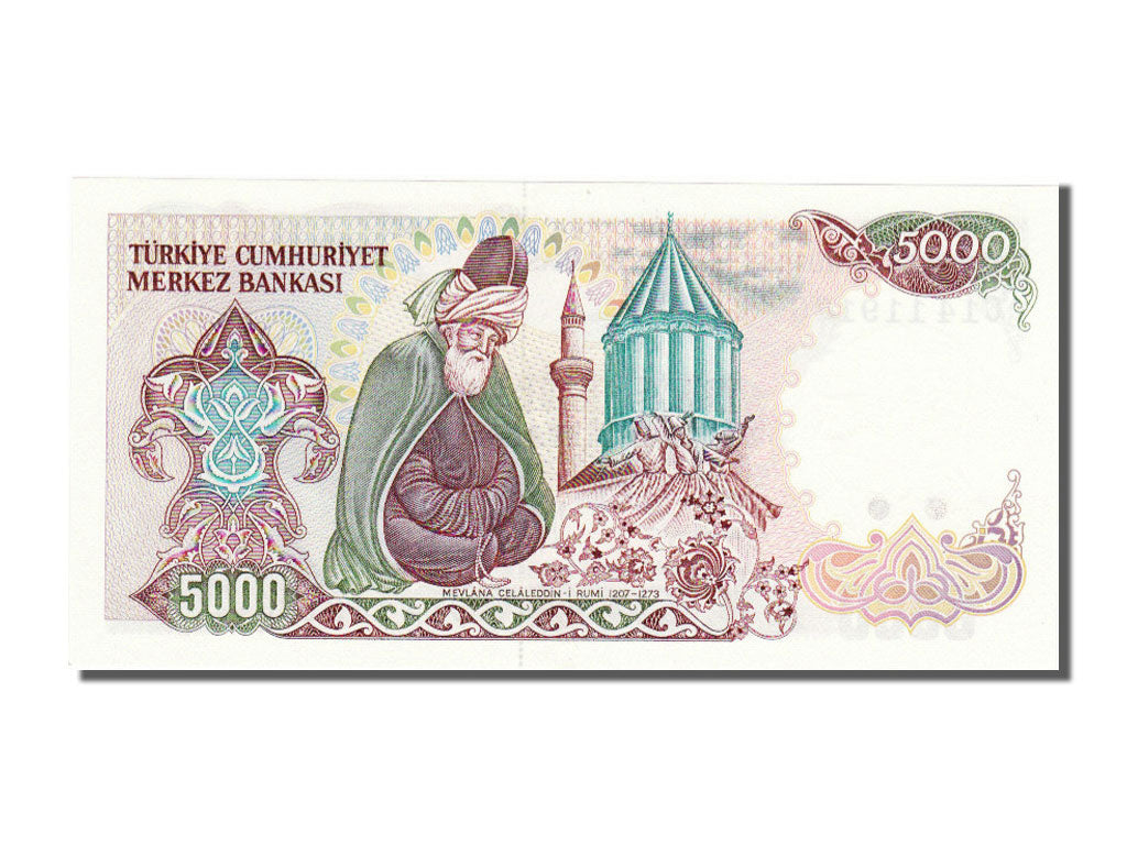 Turkey, 5000 Lira, 1970, KM #197, UNC(65-70), C14119126