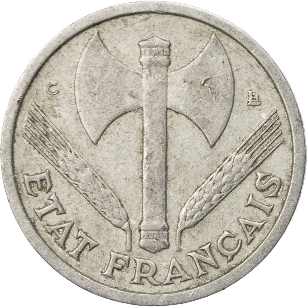 Coin, France, Bazor, Franc, 1944, Castelsarrasin, VF(30-35), Aluminum, KM:902.3