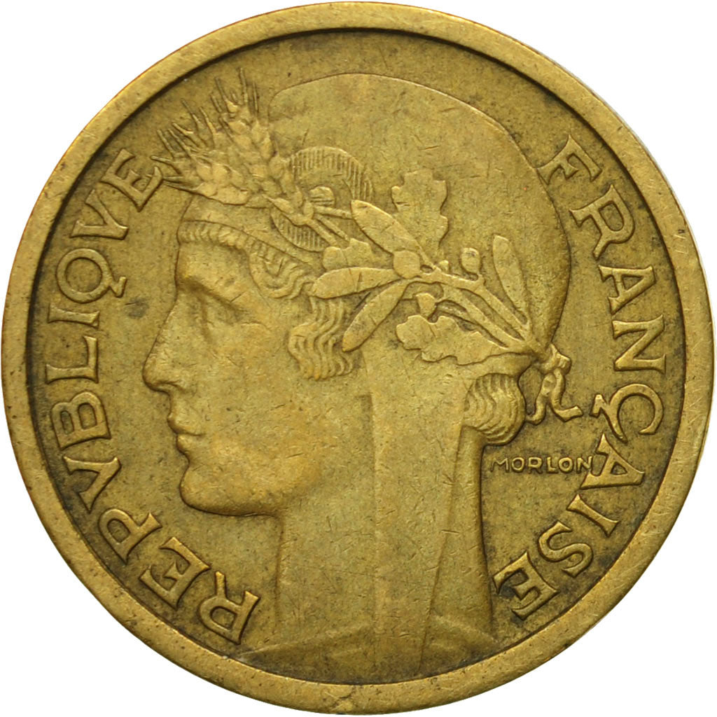 Coin, France, Morlon, Franc, 1941, Paris, EF(40-45), Aluminum-Bronze, KM:885