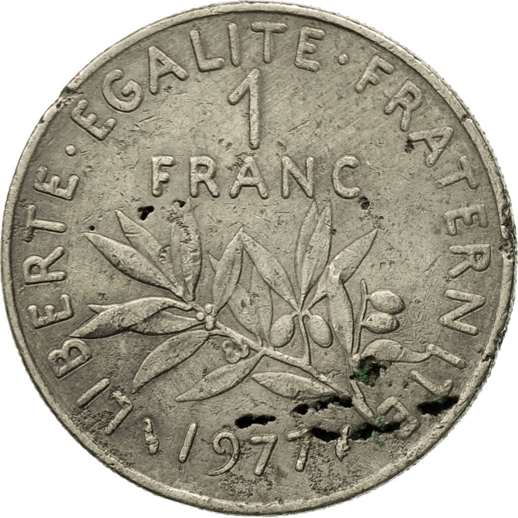 Münze, Frankreich, Semeuse, Franc, 1977, Paris, S, Nickel, KM:925.1
