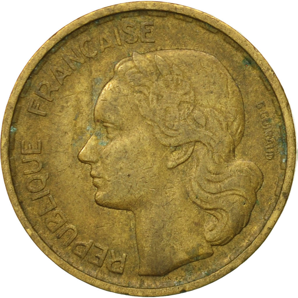 Munten, Frankrijk, Guiraud, 10 Francs, 1951, Beaumont - Le Roger, FR+