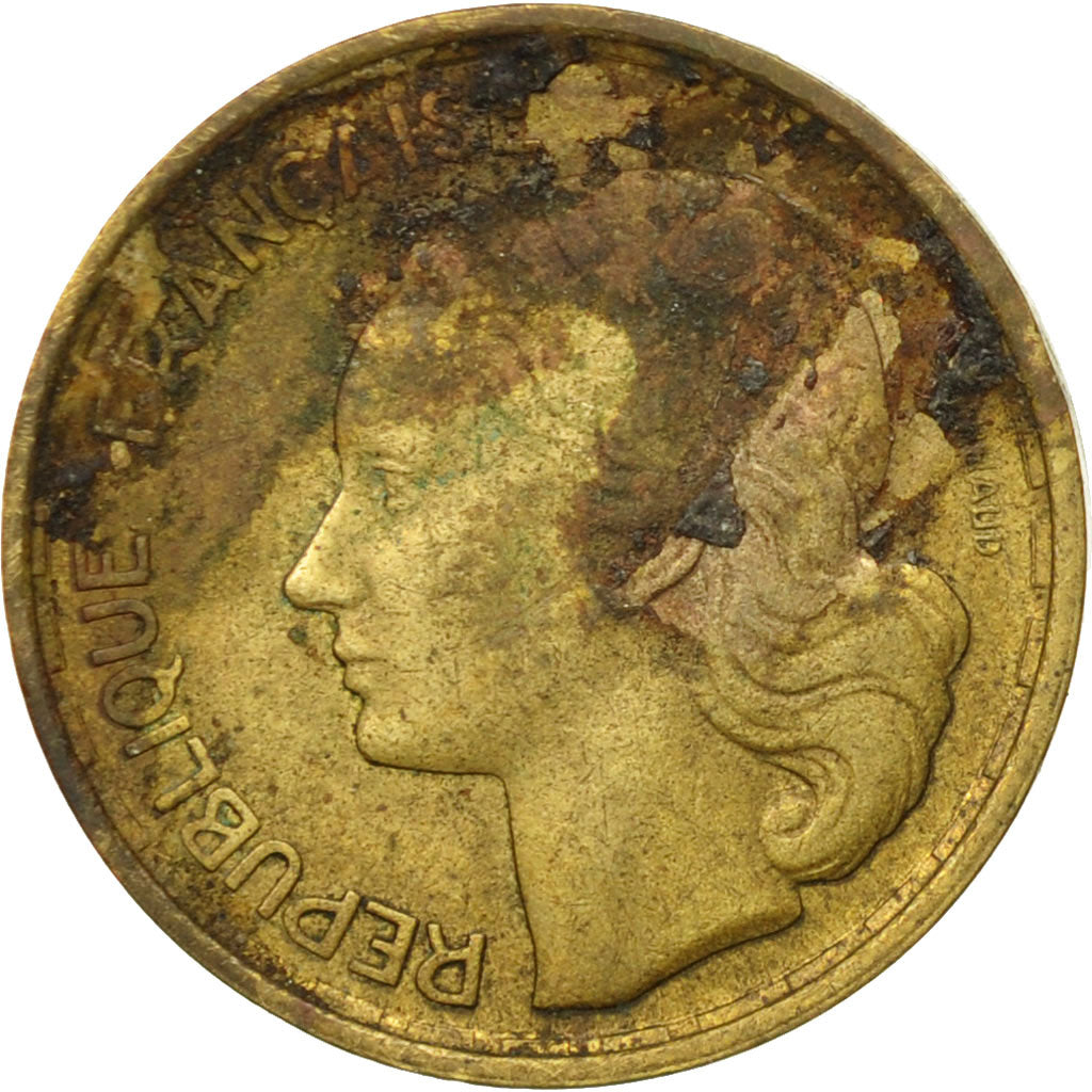 Munten, Frankrijk, Guiraud, 10 Francs, 1951, Beaumont - Le Roger, FR