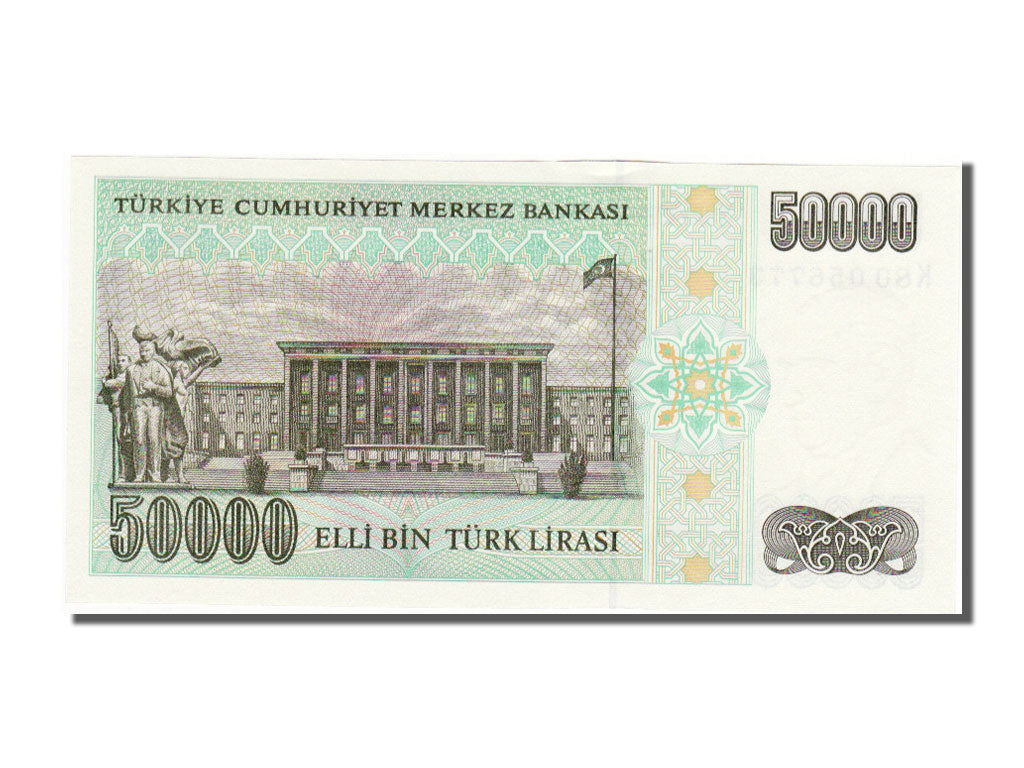 Turkey, 50,000 Lira, 1970, KM #204, UNC(65-70), K80056773