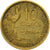 Moneda, Francia, Guiraud, 10 Francs, 1955, Paris, BC+, Aluminio - bronce