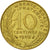 Moneta, Francja, Marianne, 10 Centimes, 1989, Paris, EF(40-45), Aluminium-Brąz