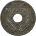 Coin, France, État français, 20 Centimes, 1941, Paris, VF(20-25), Zinc