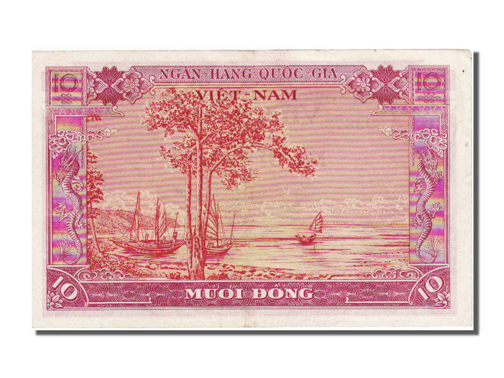 Banknote, South Viet Nam, 10 D<ox>ng, 1955, AU(55-58)