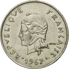 Monnaie, New Hebrides, 10 Francs, 1967, Paris, TTB, Nickel, KM:2.1