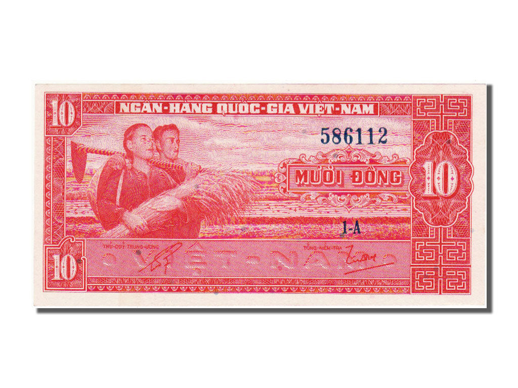 South Vietnam, 10 Dông, 1962, UNC(65-70), 586112