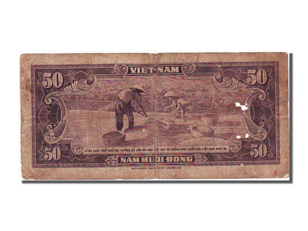 South Vietnam, 50 Dông, 1955, VF(30-35), 666632
