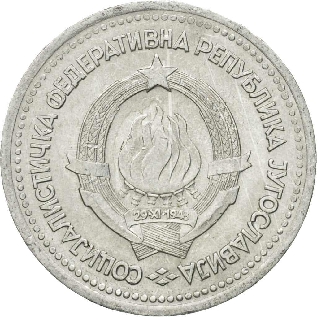 Munten, Joegoslaviëe, Dinar, 1963, FR+, Aluminium, KM:36