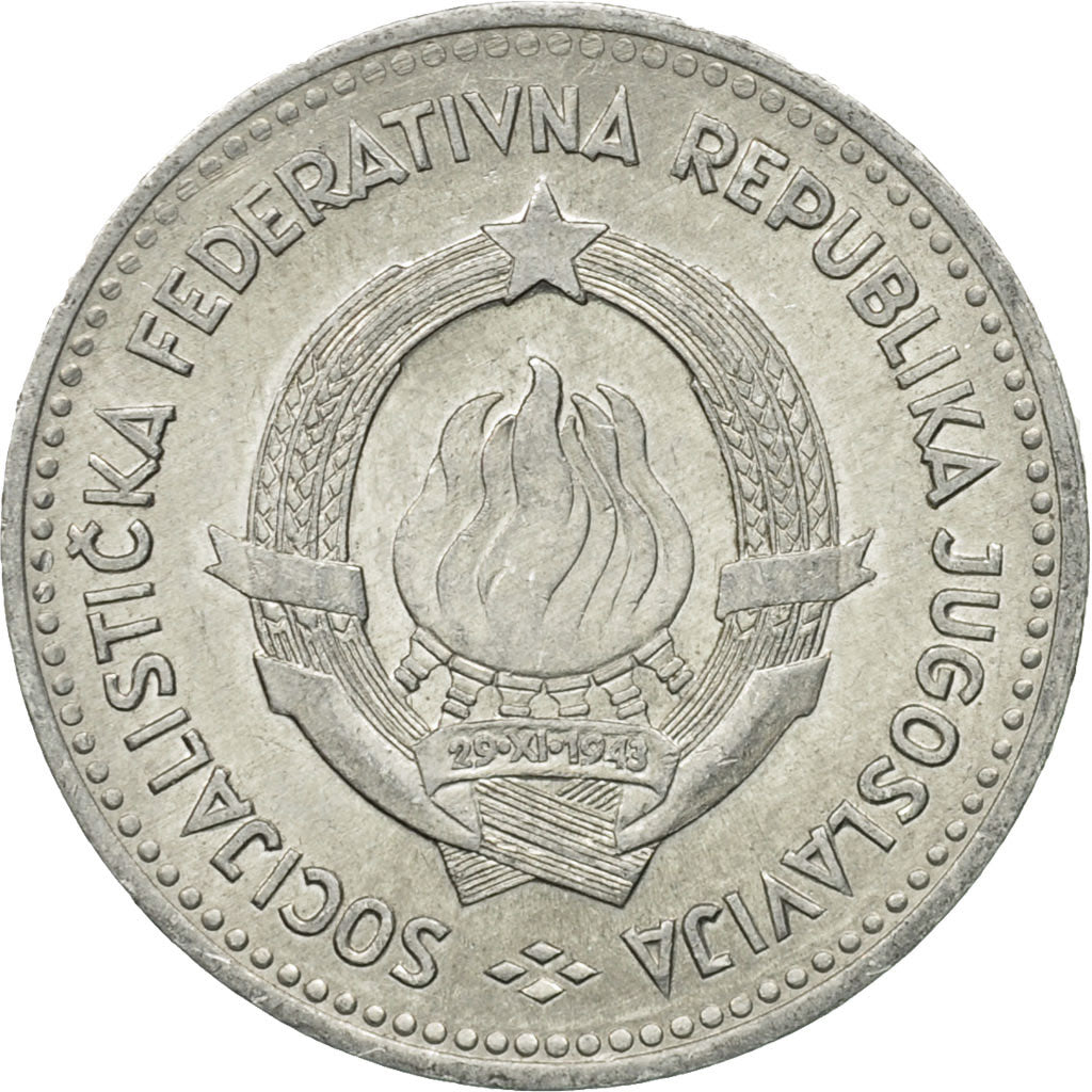 Moneta, Iugoslavia, 2 Dinara, 1963, BB, Alluminio, KM:37
