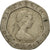 Coin, Great Britain, Elizabeth II, 20 Pence, 1982, VF(20-25), Copper-nickel