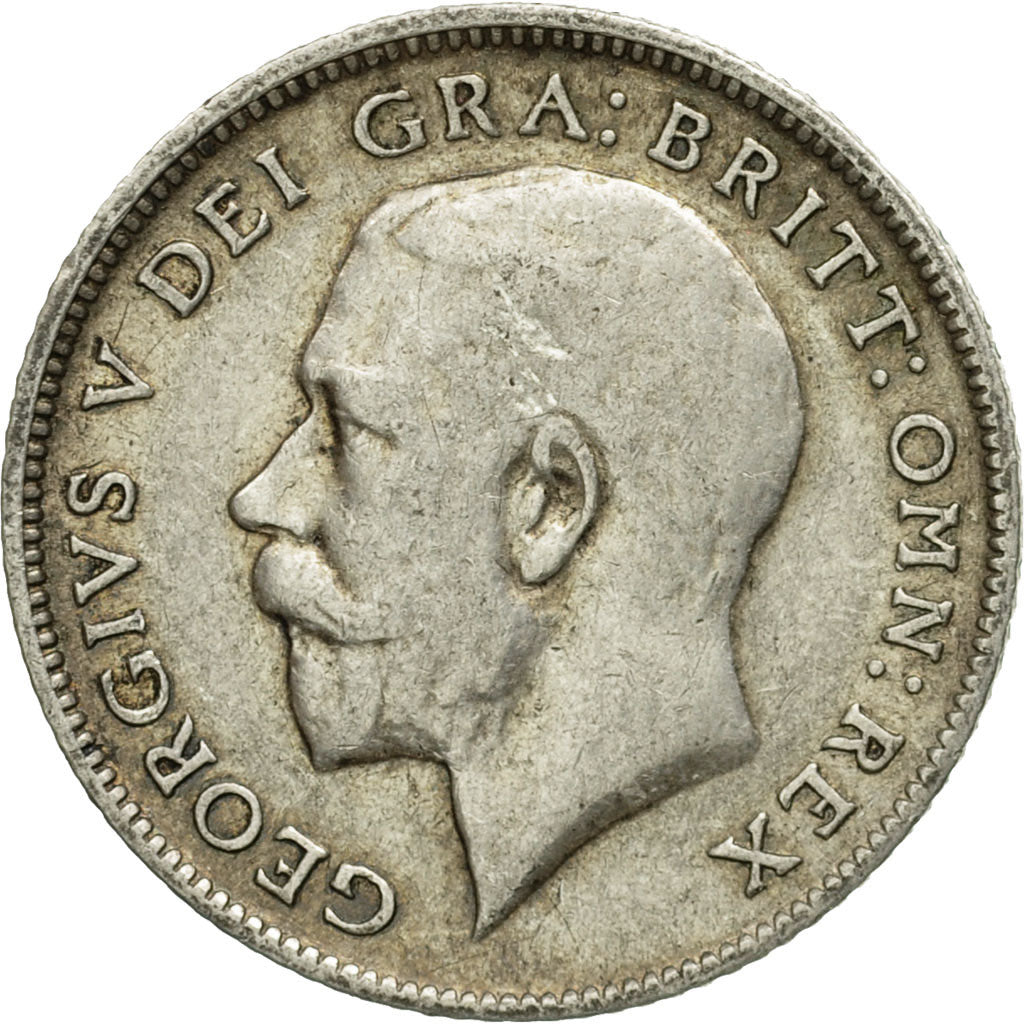Münze, Großbritannien, George V, 6 Pence, 1914, SS, Silber, KM:815