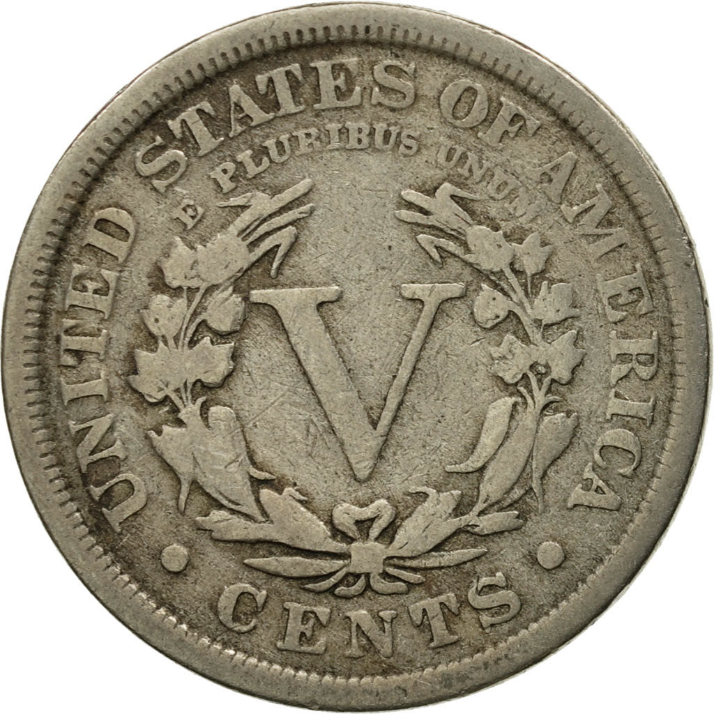 Moneda, Estados Unidos, Liberty Nickel, 5 Cents, 1911, U.S. Mint, Philadelphia