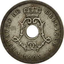 Moneta, Belgio, 5 Centimes, 1903, MB, Rame-nichel, KM:46