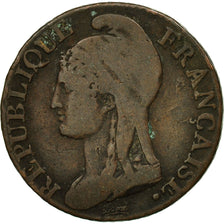 Coin, France, Dupré, 5 Centimes, 1795, Paris, VF(20-25), Bronze, KM:635.1
