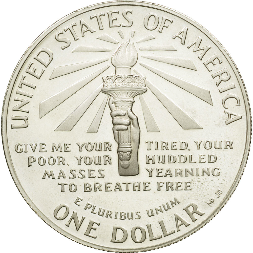 Moneta, Stati Uniti, Dollar, 1986, U.S. Mint, San Francisco, SPL, Argento