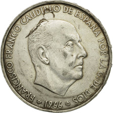 Coin, Spain, Caudillo and regent, 100 Pesetas, 1966, Madrid, VF(30-35), Silver