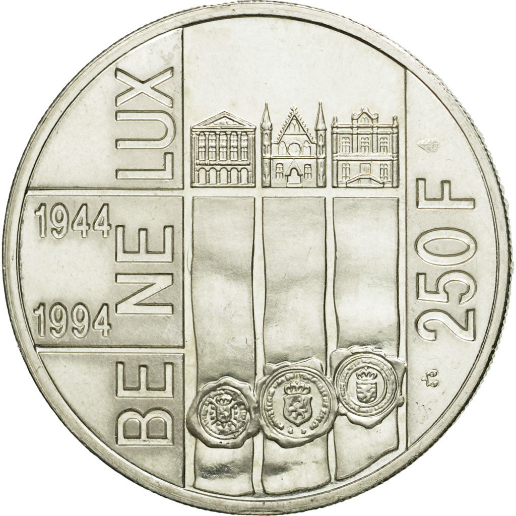Monnaie, Belgique, 250 Francs, 250 Frank, 1994, Bruxelles, SUP+, Argent, KM:195